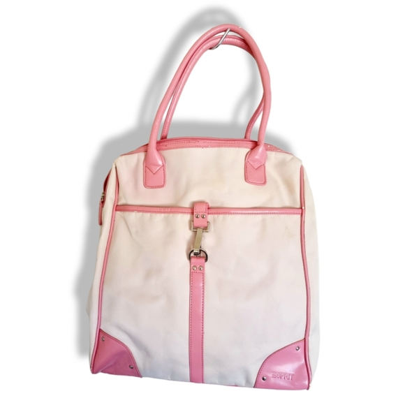 Esprit Handbags - Vintage 2000's y2k Espirit pink shoulder / laptop bag.